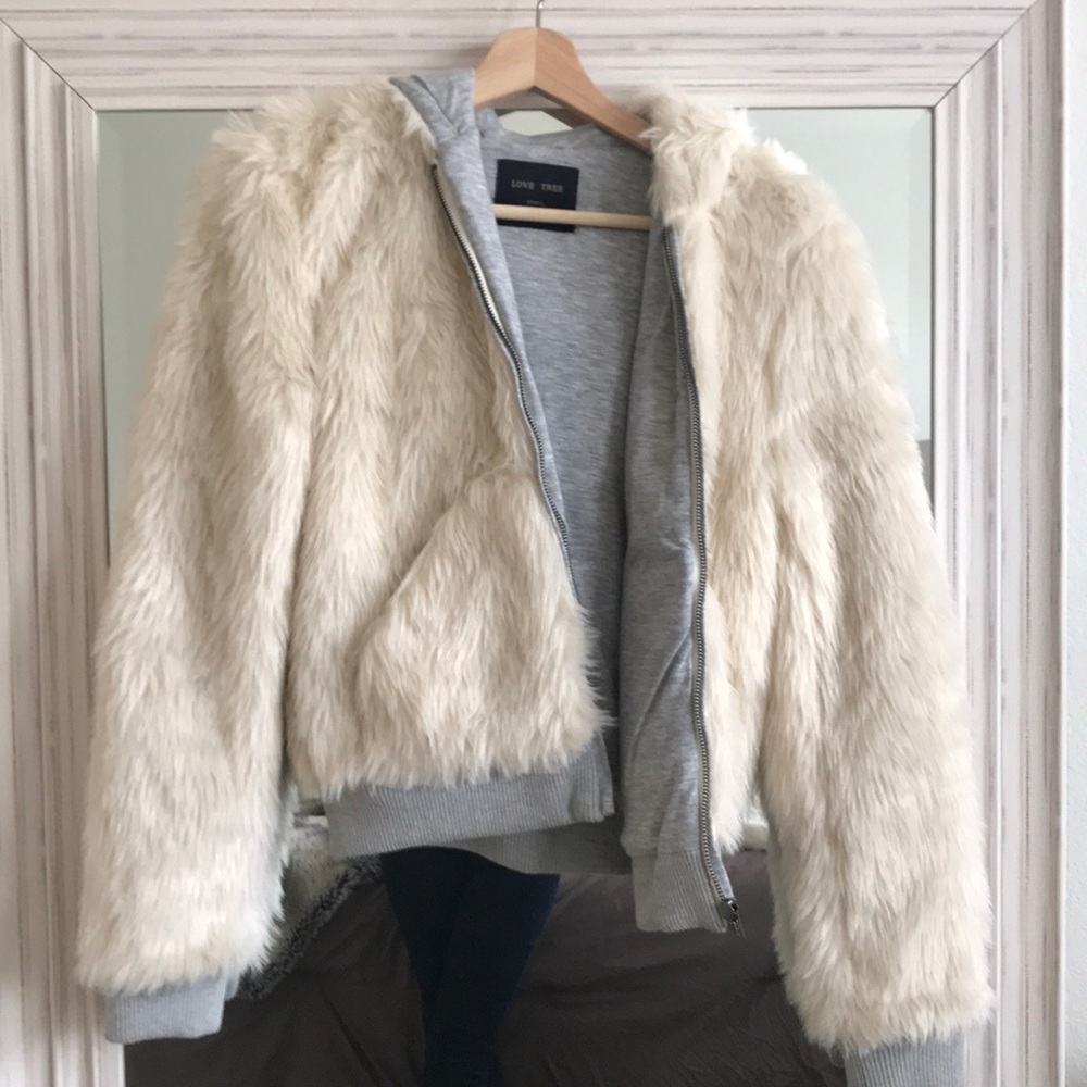 Fluffy jacket